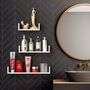 Pack Of Three U Shaped Floating Wall Shelves Display, thumbnail 3 of 8