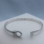 Personalised Sterling Silver Bangle Bracelet, thumbnail 7 of 11