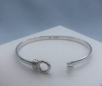 Personalised Sterling Silver Bangle Bracelet, 7 of 11