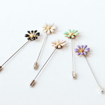 Colourful Daisy Lapel Pin, 3 of 12