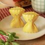 Pasta Farfalle Mr And Mrs Salt And Pepper Shakers, thumbnail 1 of 2