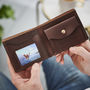 Personalised Wallet With Coin Section Metal Photo, thumbnail 6 of 10
