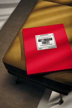 Nottingham Forest Telegraph Personalised Enhanced Football Gift Notts Forest Newspaper History Book, 9 of 10