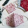 Snowflake Face Mask With Hepa Filter And Pouch, thumbnail 1 of 8