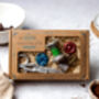 Chocolate Sewing Set Cotton Anniversary Gift Box, thumbnail 4 of 11