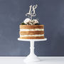 Decorative Birthday Age Cake Topper, thumbnail 9 of 11