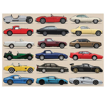 British Sports Cars 1000 Piece Jigsaw, 3 of 4