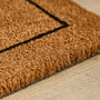 Hello Heart Natural Coir Door Mat, thumbnail 4 of 4