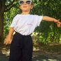 Personalised Hand Embroidered Kids T Shirt, thumbnail 1 of 6