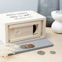 Personalised New Baby Wooden Money Box, thumbnail 7 of 10
