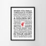 You'll Never Walk Alone Word Art Poster Print, thumbnail 11 of 12