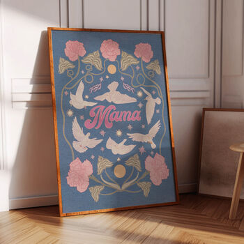 Mama Art Print For Mother's Day Gift, Unframed, 2 of 4