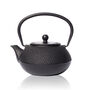 Black Tenshi Cast Iron Teapot 600ml, thumbnail 1 of 5