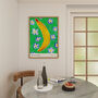 Banana Food Art Print Kitchen Fruit Poster, thumbnail 8 of 12