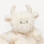 Highland Cream Cow Baby Finger Puppet Soother + Rattle, thumbnail 5 of 8