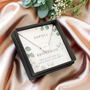 Personalised Botanical Sentiment Silver Tone Necklace, thumbnail 4 of 5