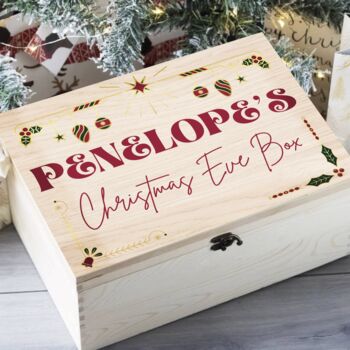 Personalised Classic Childs Christmas Eve Box, 3 of 3