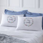 Personalised Couples Floral Pillowcases, thumbnail 1 of 2