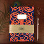 Octopoda Octopus Print A5 Lined And Plain Notebook Set, thumbnail 3 of 7