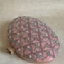 Salmon Pink Oval Pearl Clutch Bag, thumbnail 7 of 10