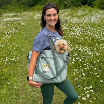 Personalised What You Water Grows Dog Lover Tote Bag, 2 of 12