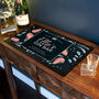 Personalised Blooming Gin Bar Mat, thumbnail 2 of 5