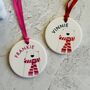 Personalised Ceramic Christmas Keepsake Ornament, thumbnail 5 of 5