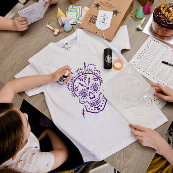 Day Of The Dead T Shirt Painting Starter Kit, 3 of 10