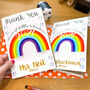 Rainbow Bubbles Thank You Card, thumbnail 2 of 9