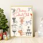 A4 Christmas Art Print, Christmas Cocktail Club, thumbnail 1 of 5