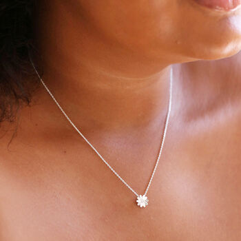 Daisy Charm Necklace, 5 of 9