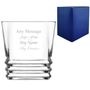 Personalised Ridged Whisky Glass For Him, thumbnail 2 of 4