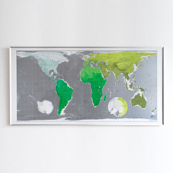 Large World Wall Map, 4 of 12