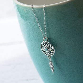 Dreamcatcher Sterling Silver Necklace, 4 of 12