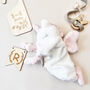 Personalised Plush Soft Toy Comforter For Newborn, thumbnail 2 of 8
