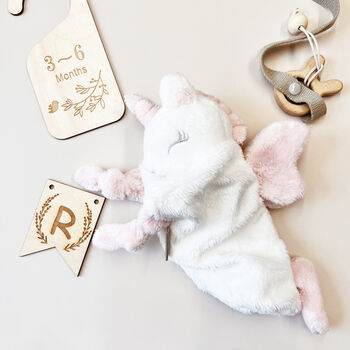 Personalised Plush Soft Toy Comforter For Newborn, 2 of 8
