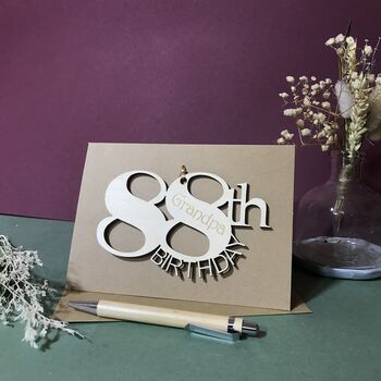 Personalised Age Birthday Card For Dad, 2 of 11