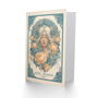 Tarot Goddess Floral Art Nouveau Mother's Day Card, thumbnail 2 of 6