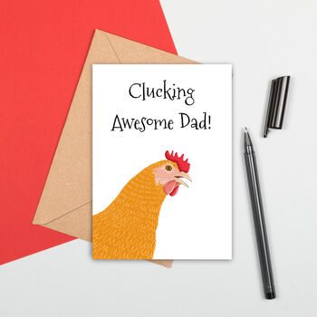 Funny Large Size Awesome Dad Card, 2 of 2