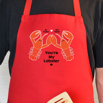 Personalised You're My Lobster Apron, 4 of 6