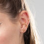 Solder Dot Bead Ear Cuff, Single Ear Cuff, thumbnail 1 of 6