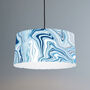 Marble Lampshade In Ink, thumbnail 2 of 4