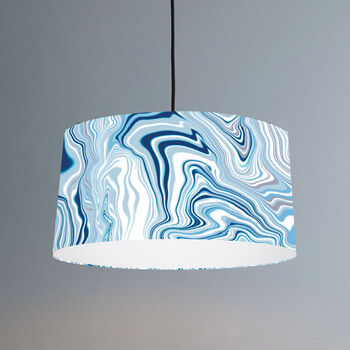 Marble Lampshade In Ink, 2 of 4
