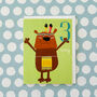 Mini Bear 3rd Birthday Card, thumbnail 3 of 5