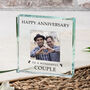 Personalised Happy Anniversary Glass Token, thumbnail 2 of 3