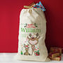 Personalised Father Christmas Sack, thumbnail 4 of 7