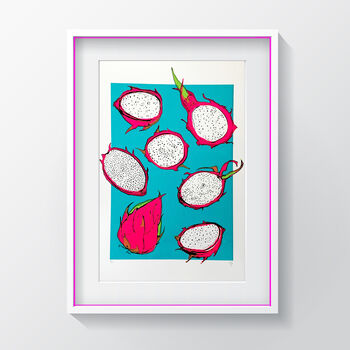 Dragon Fruits Limited Edition Screen Print, 2 of 9