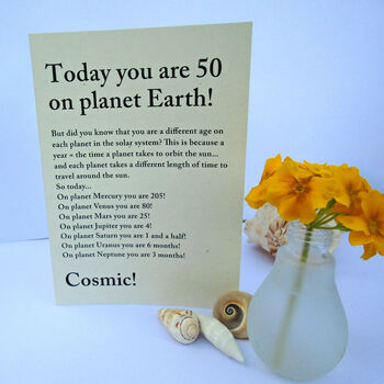 Personalised Space Age Birthday Card, 3 of 3