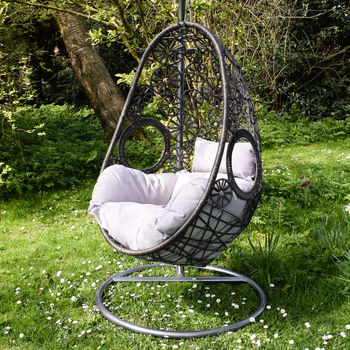 Macrame Hanging Egg Chair By Ella James | notonthehighstreet.com