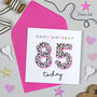 Leopard Love 85th Birthday Card, thumbnail 1 of 2